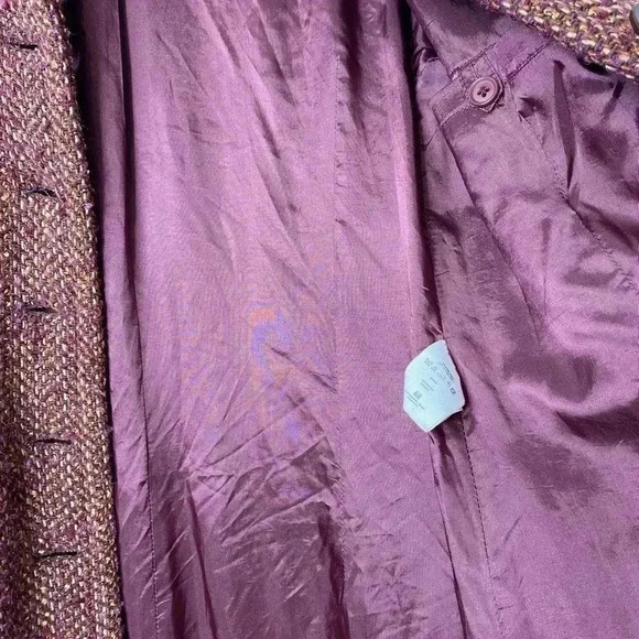 H&M Tweed Wool Blend Longline Coat - Picture 6 of 8